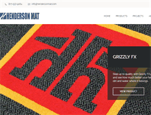 Tablet Screenshot of hendersonmat.com